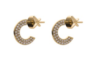Miansai gold arduin earrings