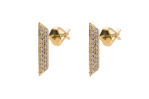 Miansai gold bar stud earring