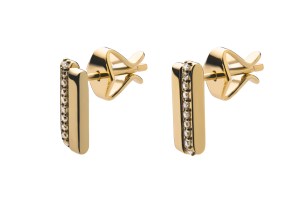 Miansai gold double layer studs