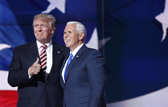Donald Trump and Mike Pence
