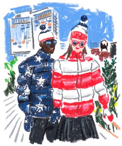 Moncler Special Collection by Thom Browne Sketches.