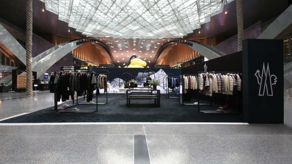 Moncler Pop-Up Boutique at Doha's Hamad International-Airport