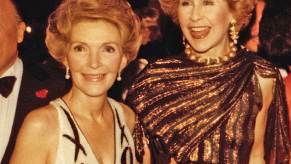 Nancy Reagan and Betsy Bloomingdale