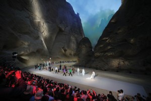 Spring 2017 at China’s Yellow river Stone Forest.
