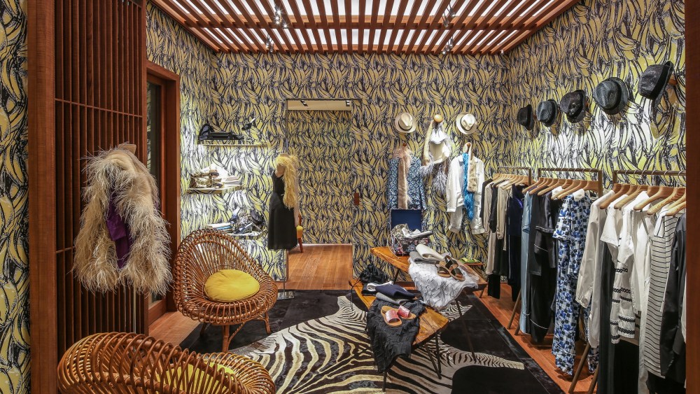 The new Prada boutique in St. Barth's.