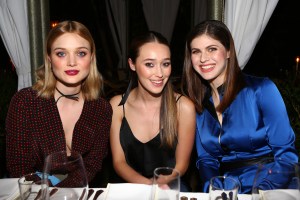Jonathan Saunders DVF Dinner Los AngelesBella Heathcote, Alycia Debnam Carey and Alexandra Daddario
