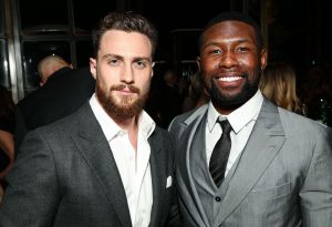 HFPA and InStyle Miss Golden Globe 2017 party Aaron Taylor-Johnson and Trevante Rhodes