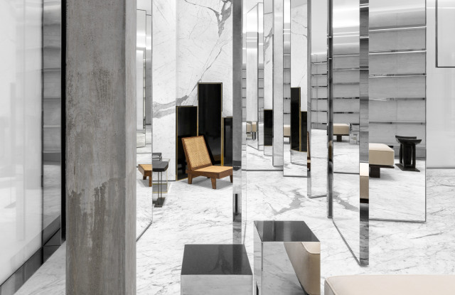 The Saint Laurent store in the Miami Design District.