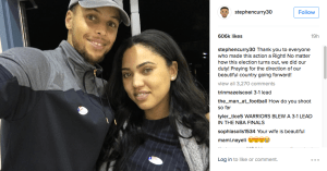 Steph Curry Instagram