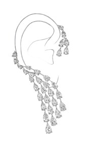 Kristen Stewart at the 2016 Cannes Film Festival premiere of “Personal Shopper” wearing Messika’s Calypso earring.
