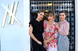 Kristie, Ashley and Jenn Streicher wearing pieces from their partnership with Iconery.