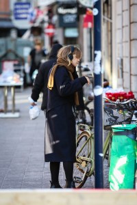 Street style at the Copenhagen Film Festival.