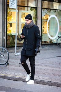 Street style at the Copenhagen Film Festival.