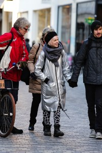 Street style at the Copenhagen Film Festival.