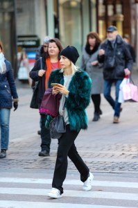 Street style at the Copenhagen Film Festival.