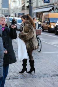Street style at the Copenhagen Film Festival.