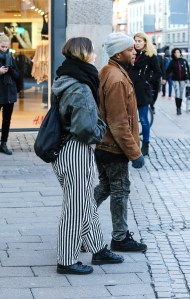 Street style at the Copenhagen Film Festival.