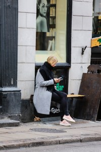 Street style at the Copenhagen Film Festival.