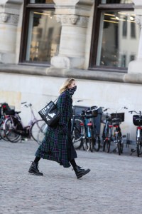 Street style at the Copenhagen Film Festival.