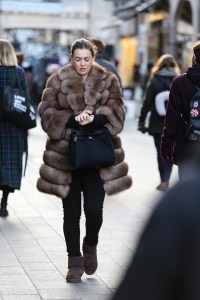 Street style at the Copenhagen Film Festival.