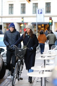 Street style at the Copenhagen Film Festival.