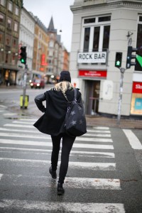 Street style at the Copenhagen Film Festival.