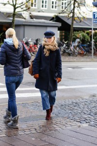 Street style at the Copenhagen Film Festival.