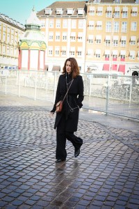 Street style at the Copenhagen Film Festival.