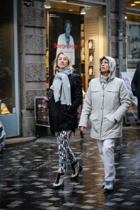 Street style at the Copenhagen Film Festival.