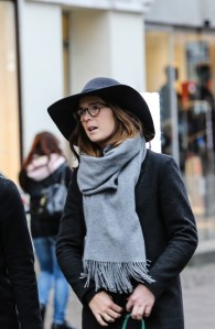 Street style at the Copenhagen Film Festival.