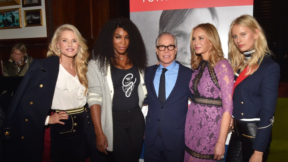 Christie Brinkley, Serena Williams, Tommy Hilfiger, Dee Ocleppo and Karolina Kurkova.