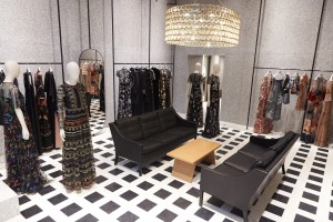 A view of the new Valentino's Metropol boutique in Moscow