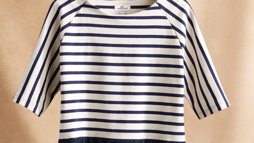 A look from the Vineyard Vines European collection