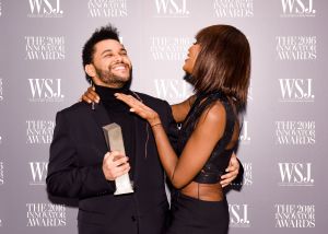 The Weeknd and Naomi Campbell