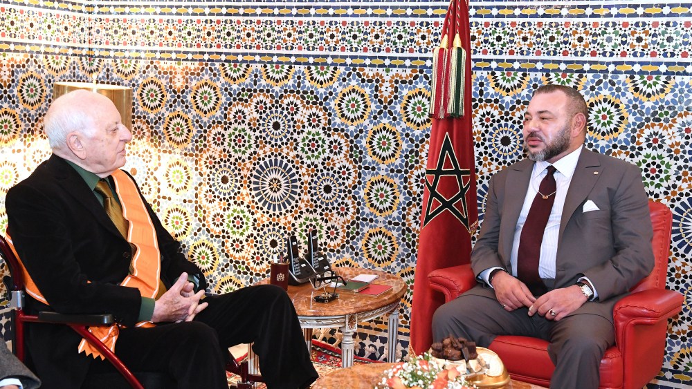 Pierre Bergé and King Mohammed VI of Morocco.