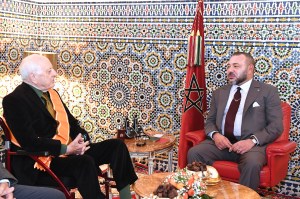 Pierre Bergé and King Mohammed VI of Morocco.
