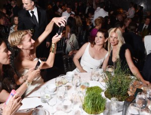 Debra Messing and Jennifer Fisher