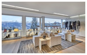 The new Dior boutique in Courchevel.