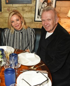 Nadja Swarovski and Jean Paul Gaultier