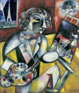 Self-portrait with Seven Fingers, 1912-1913, oil on canvas, 132 x 93 cm.