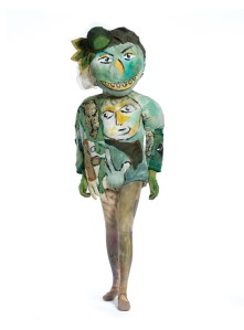 Costume for the Magic Flute: Green Face Costume (Queen of the Night), 1967 (mask reconstruction: 2016), costume, mask, shoes, tights, gloves. New York, Metropolitan Opera.