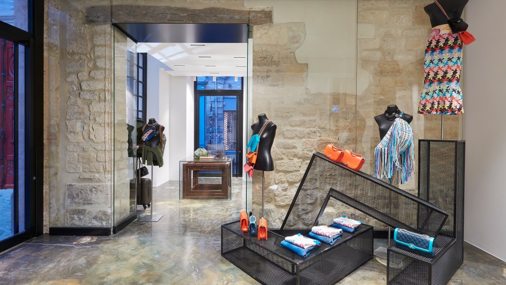 Chanel pop-up boutiques in the Marais district of Paris