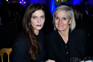 Chiara Mastroianni and Maria-Grazia Chiuri