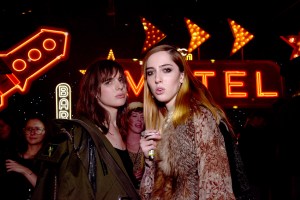 Hari Nef coach 75th anniversary party