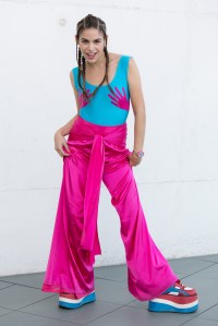 Cosima Ramírez (daughter of Agatha Ruiz de la Prada) at MERCEDES-BENZ FASHION WEEK MADRID (Sept. 2016, Madrid, Spain)
