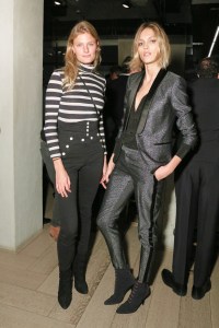 Constance Jablonski and Anja Rubik