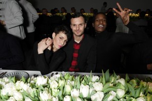 Noomi Rapace, Kris Van Assche and A$ap Rocky