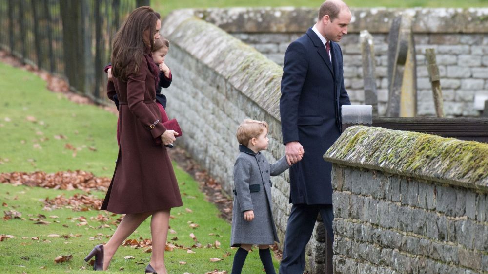 Duchess of Cambridge Attends Christmas Church Service in Englefield