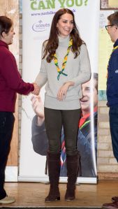 Duchess of Cambridge Kate Middleton Cub Scout