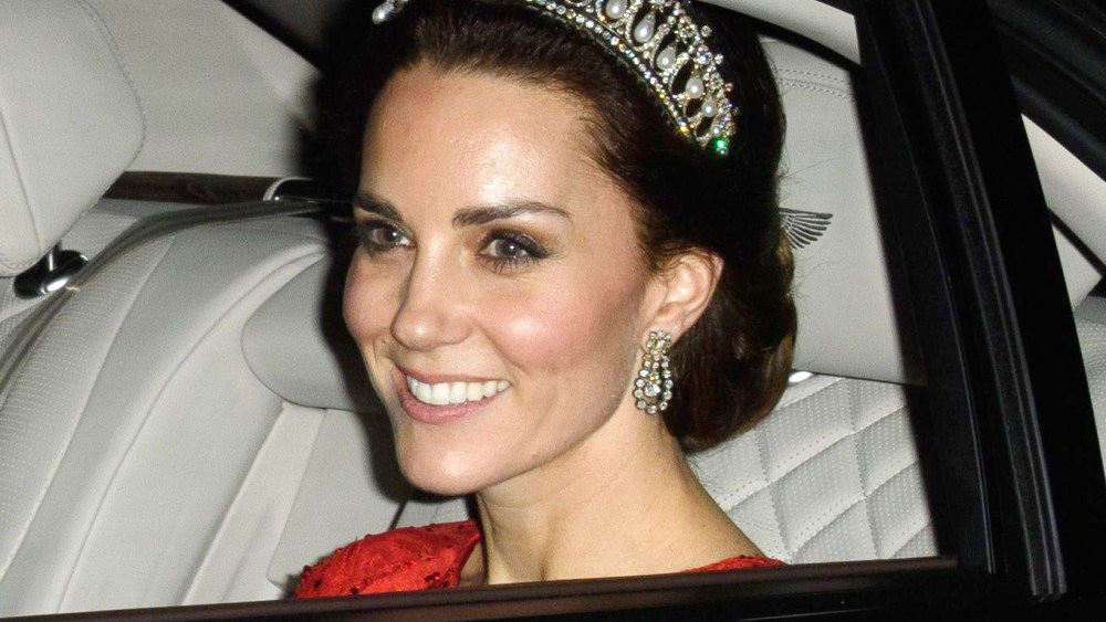 The Duchess of Cambridge in Jenny Packham
